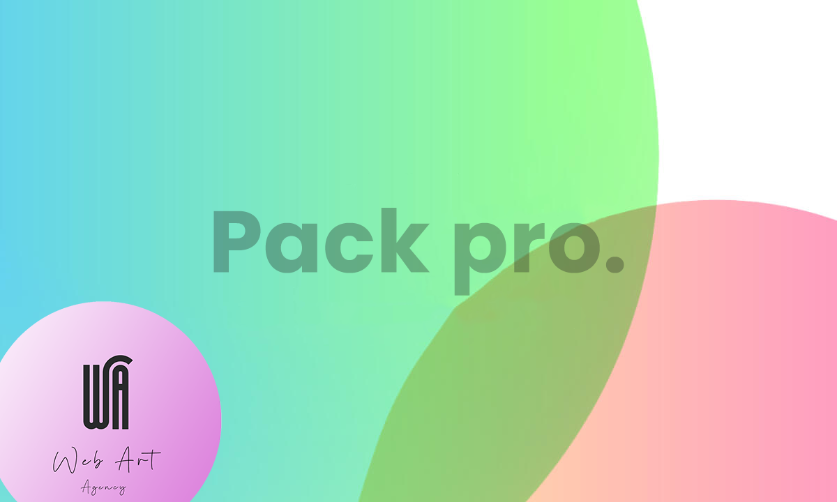 pro pack essentiel web art agency